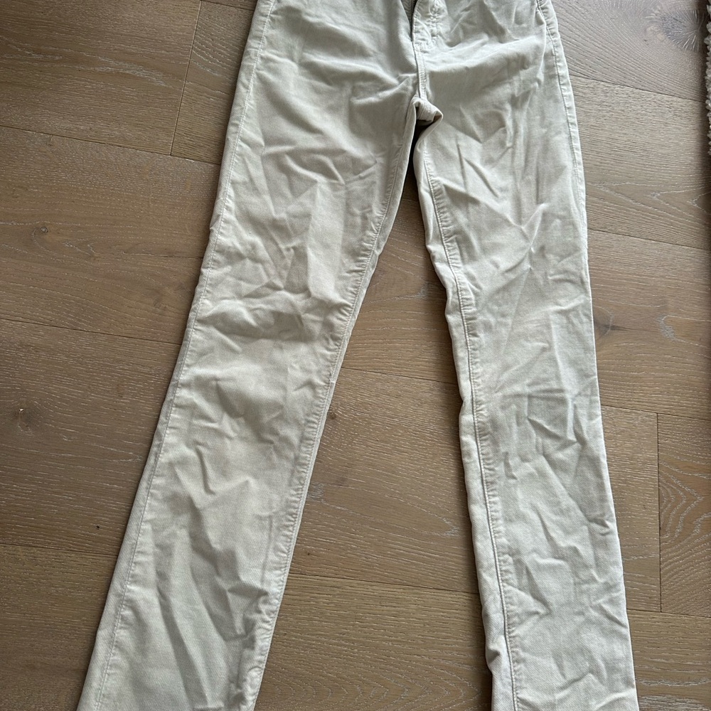 AG Adriano Goldschmied Cream Pants